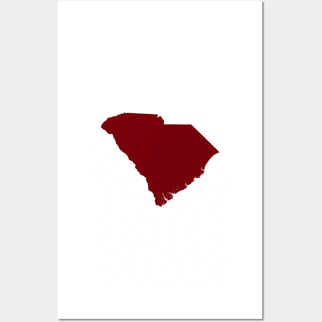 South Carolina Garnet Wall Art by AdventureFinder